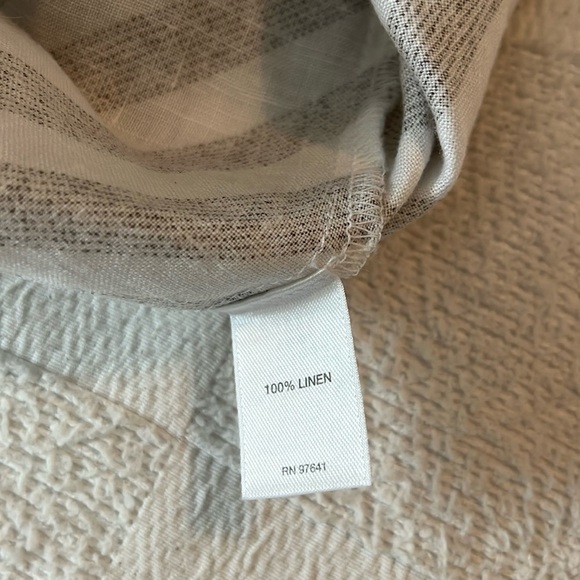 J. Jill Love Linen Chevron Stripe Summer Maxi Dress Size XS - Picture 8 of 8